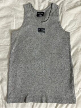 Polo Ralph Lauren Gray Ribbed Tank Top